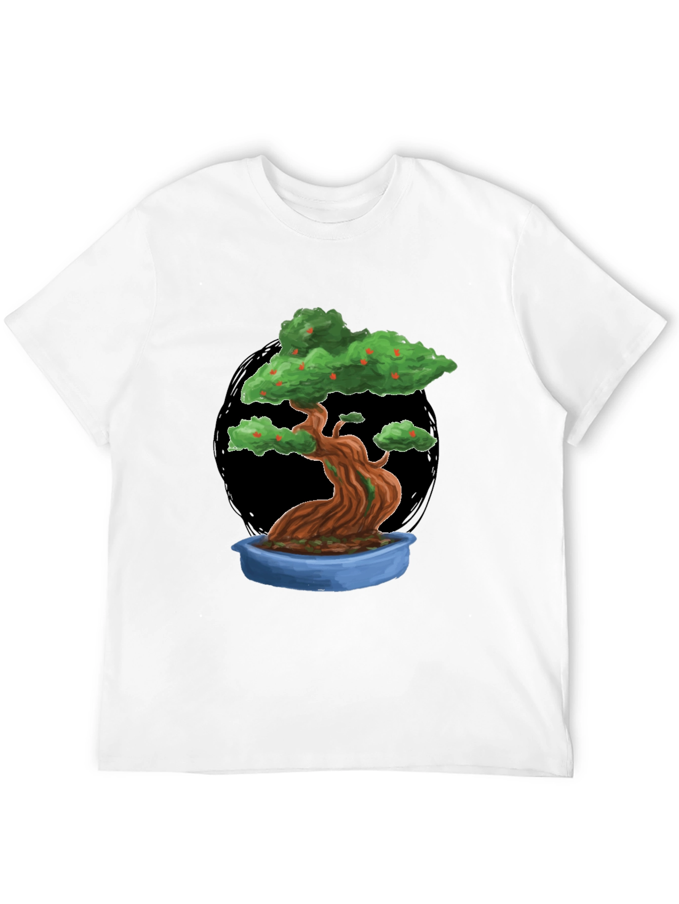 Bonsai Tree Graphic Tee - Unique Artistic Design
