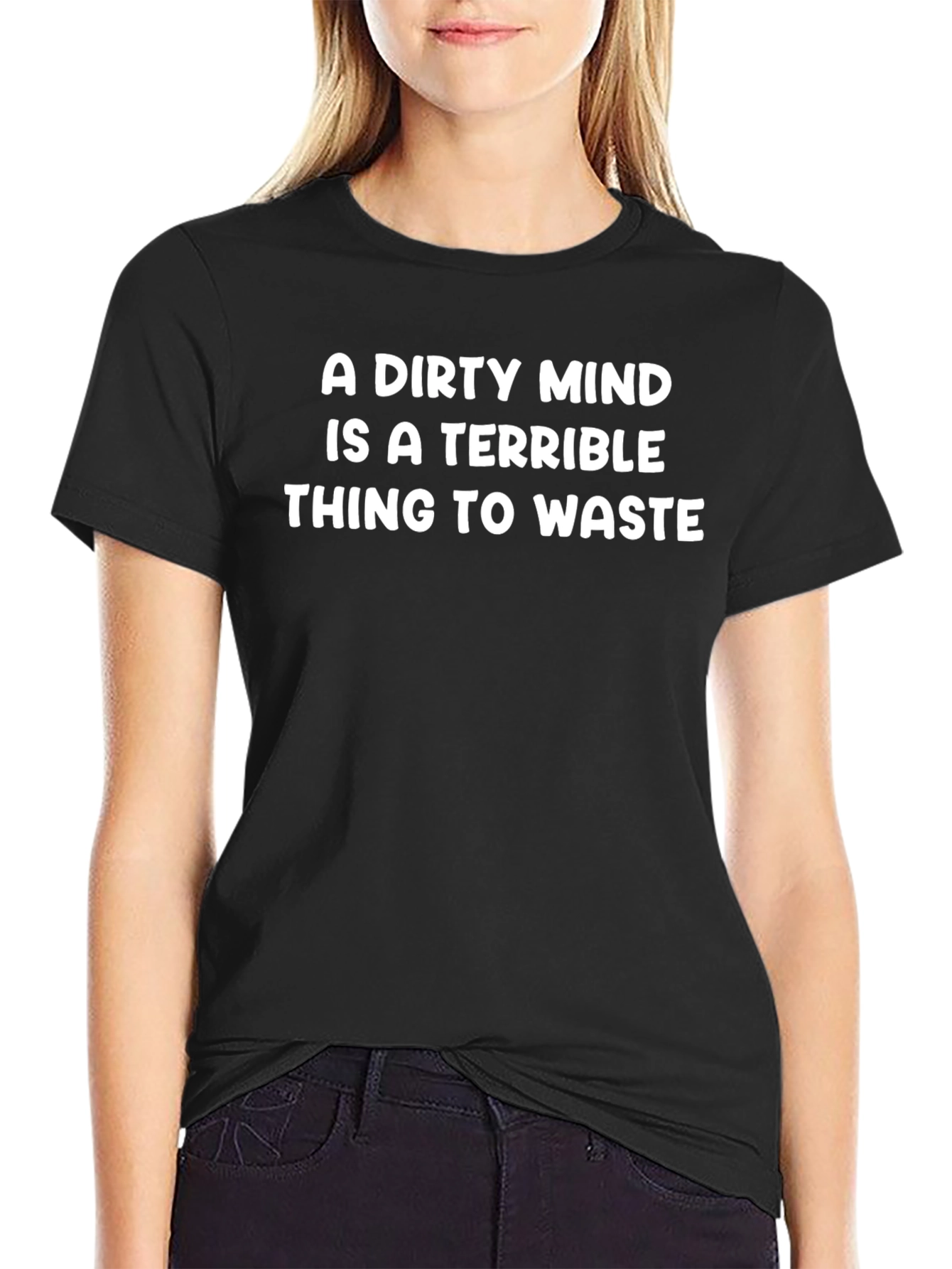 Dirty Mind Graphic Tee - Funny Statement Shirt
