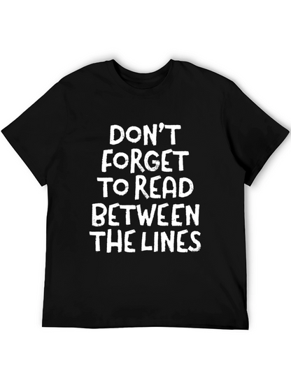 Read Between the Lines Graphic T-Shirt