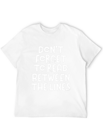 Read Between the Lines Graphic T-Shirt