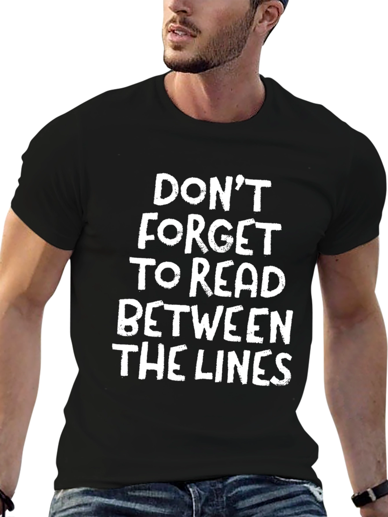 Read Between the Lines Graphic T-Shirt