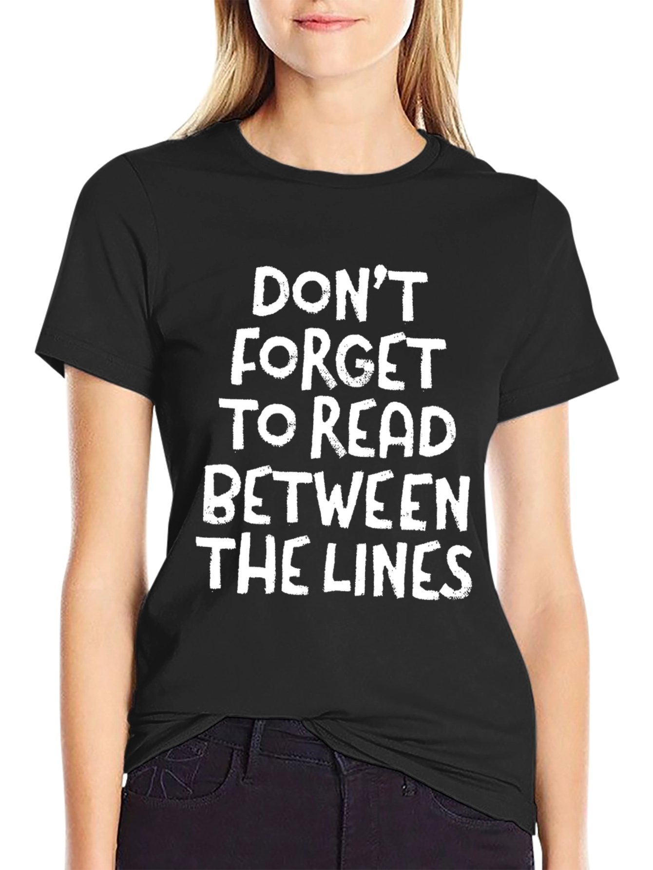 Read Between the Lines Graphic T-Shirt