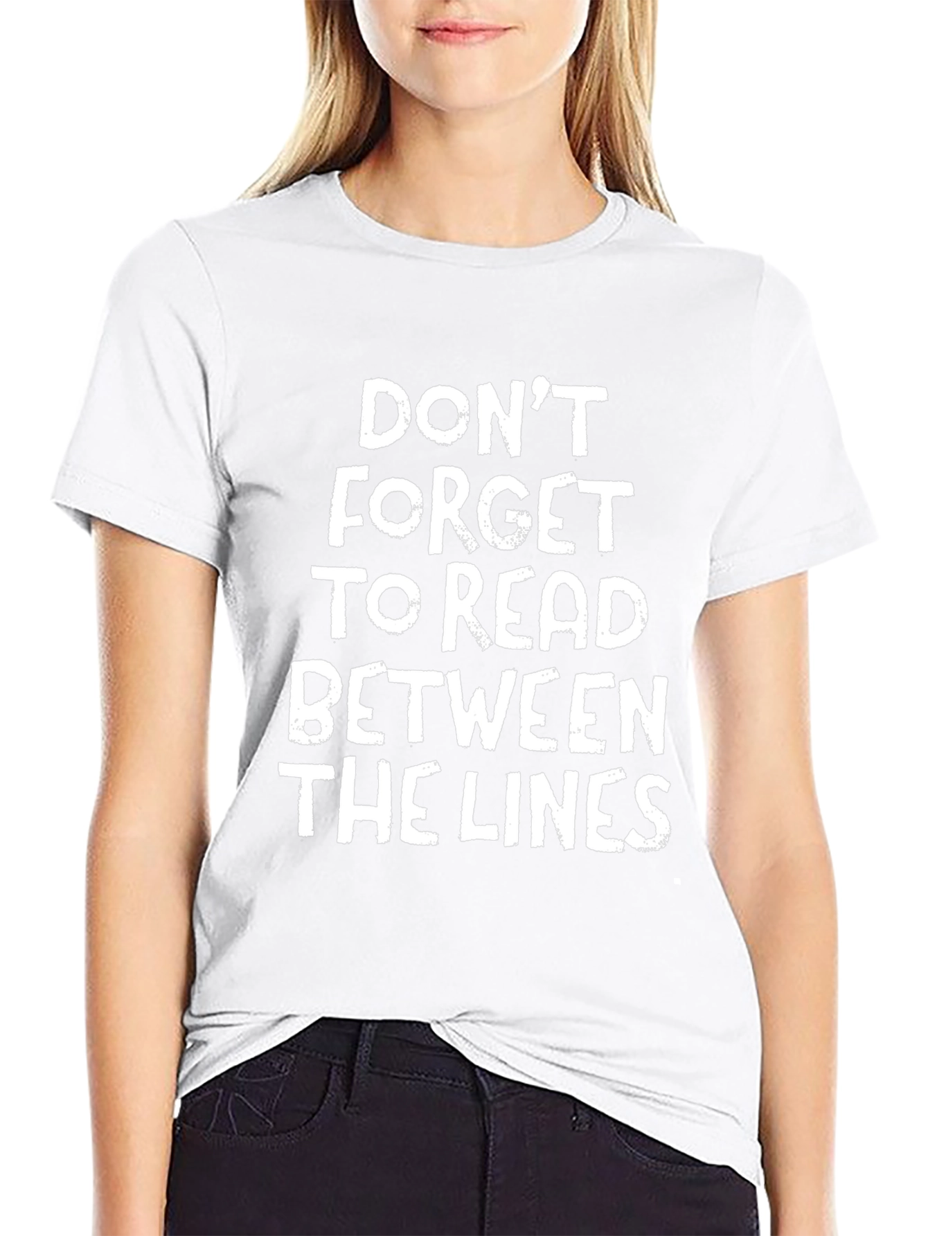 Read Between the Lines Graphic T-Shirt