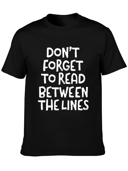 Read Between the Lines Graphic T-Shirt