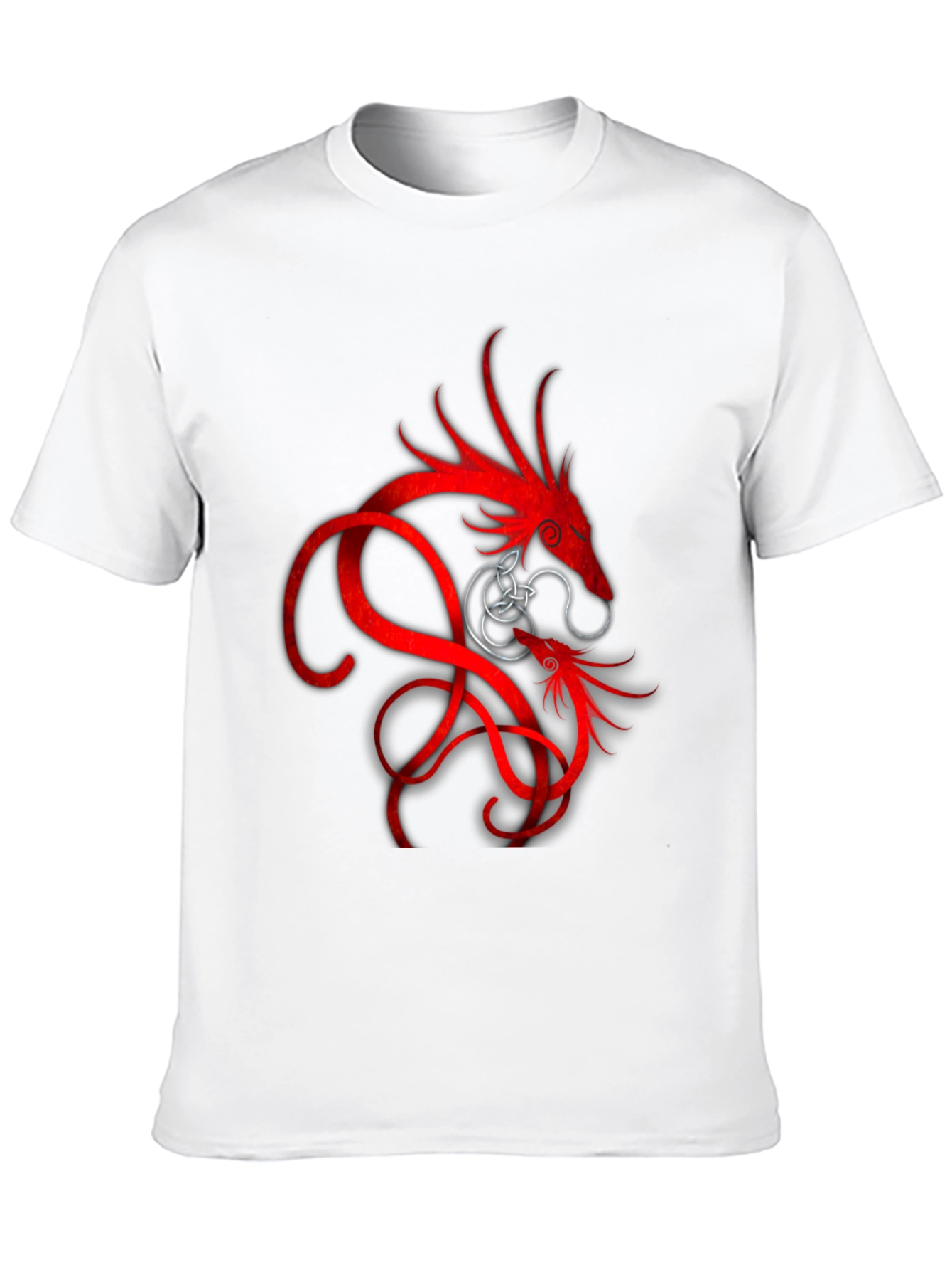 Red Dragon Graphic Black T-Shirt