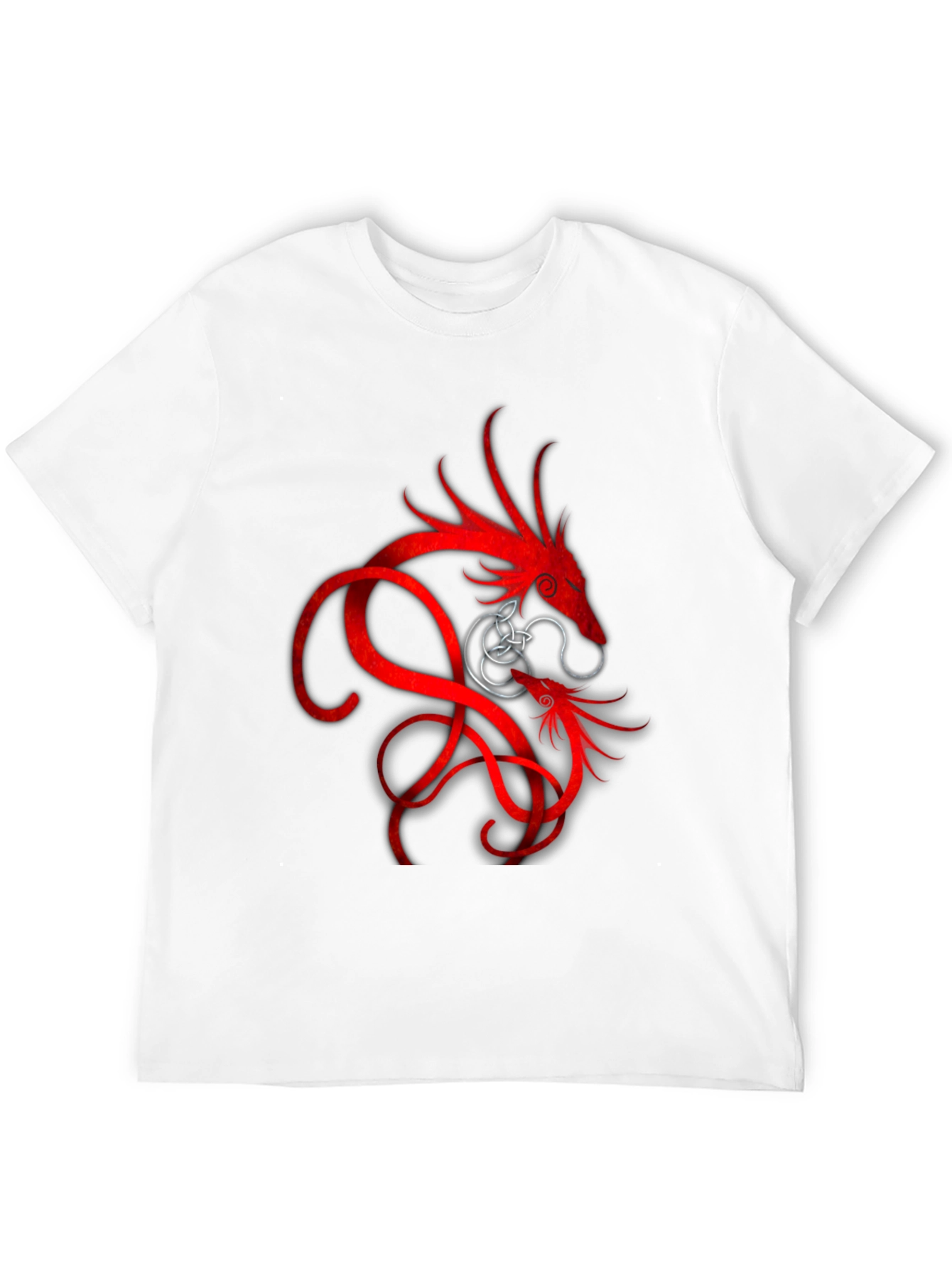 Red Dragon Graphic Black T-Shirt