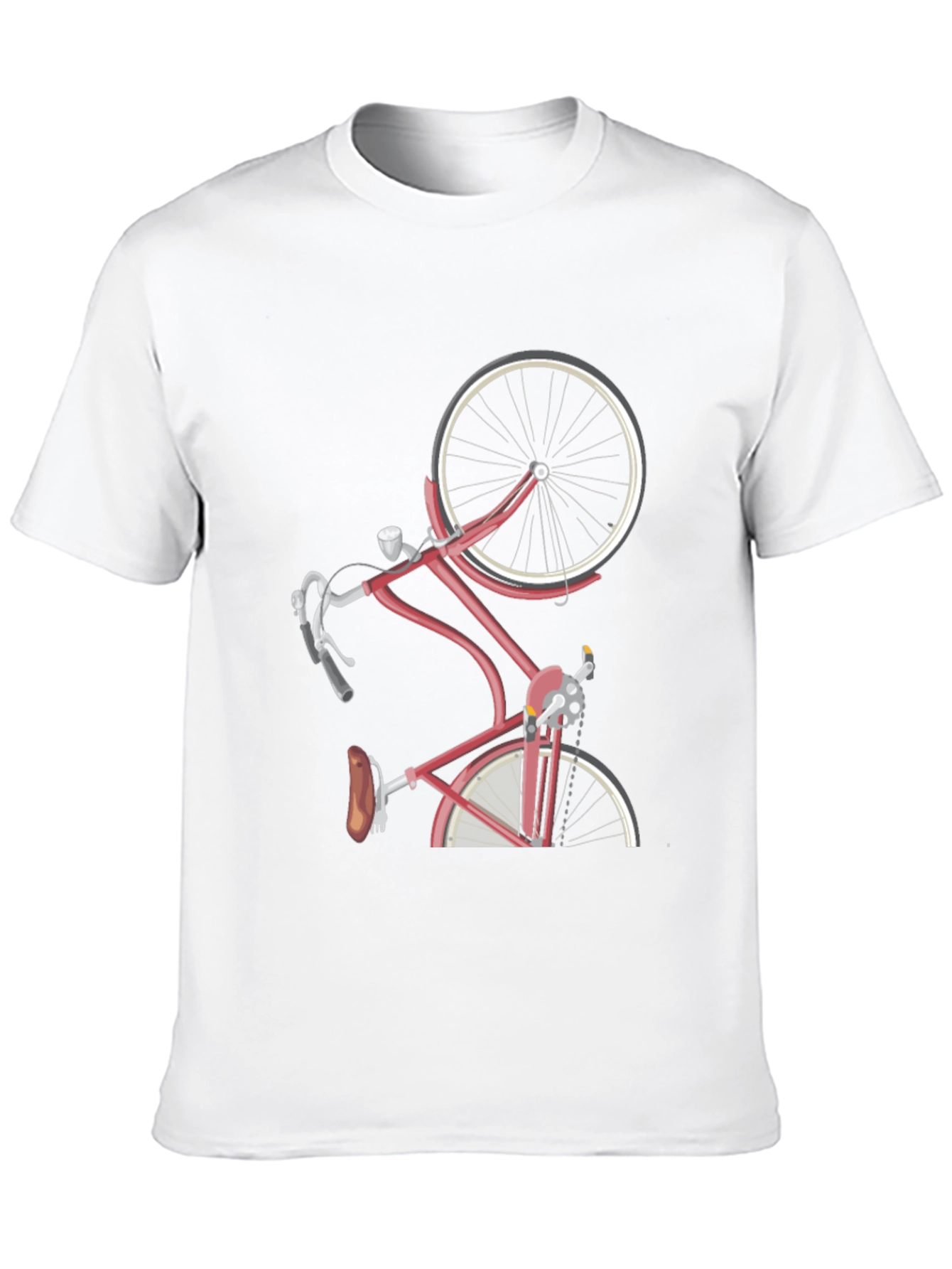 Stylish Bicycle Graphic T-Shirt - Unique Design