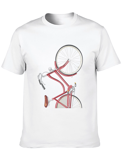Stylish Bicycle Graphic T-Shirt - Unique Design