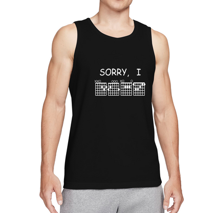 Sorry I Have Guitar Chords Funny Musician Men¡¯s Tank Top