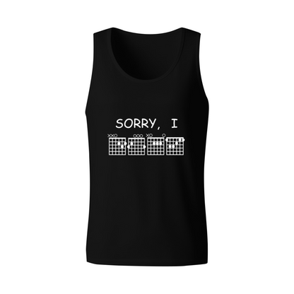 Sorry I Have Guitar Chords Funny Musician Men¡¯s Tank Top
