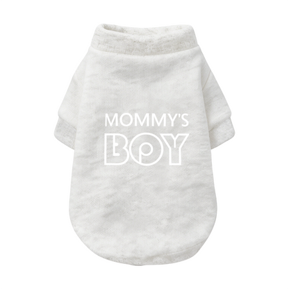 MOMMY'S BOY Cool Letter Pet Cardigan Sweater