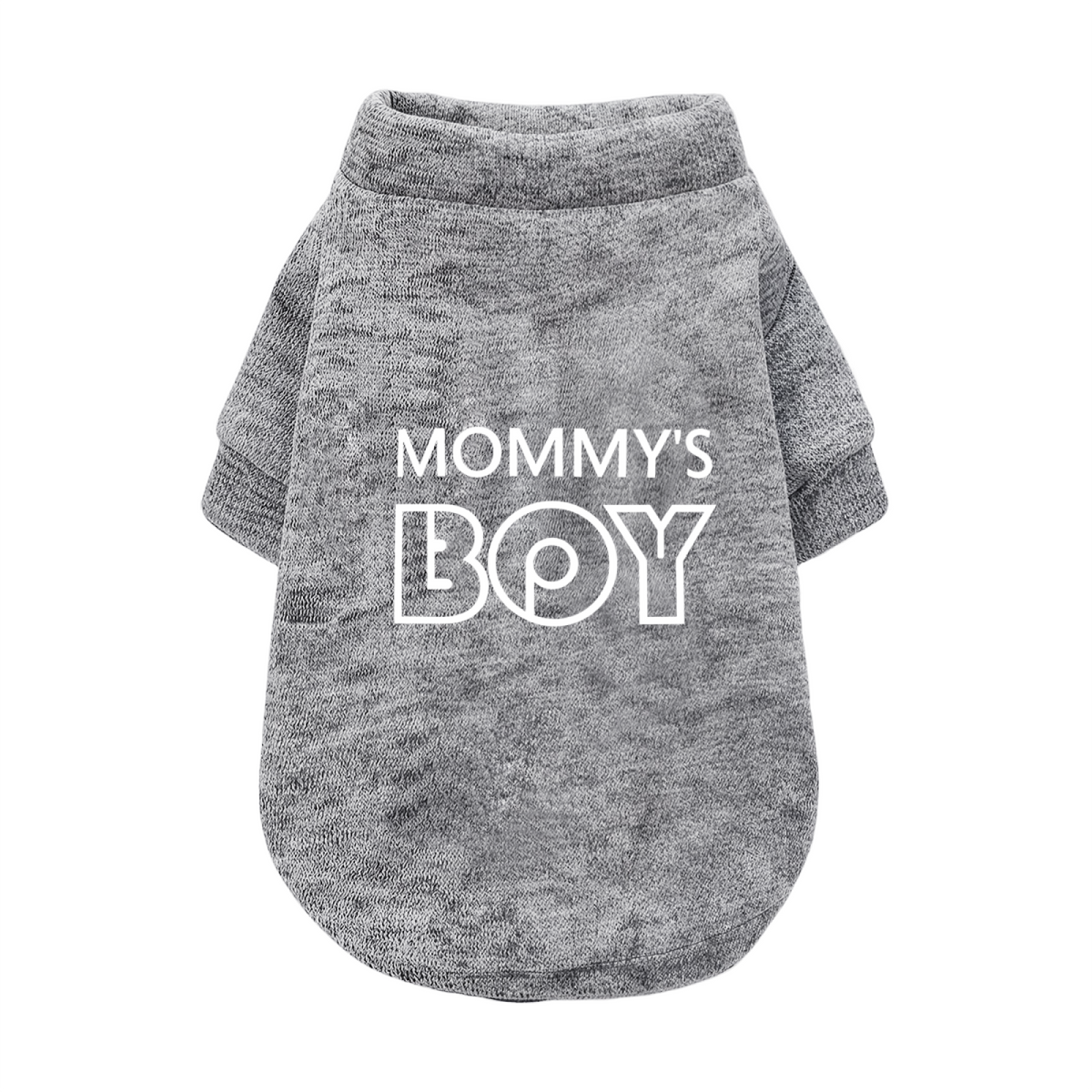 MOMMY'S BOY Cool Letter Pet Cardigan Sweater
