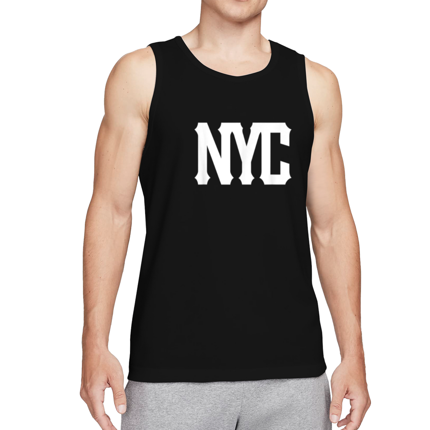 Classic NYC Bold Letter Streetwear Tank Top