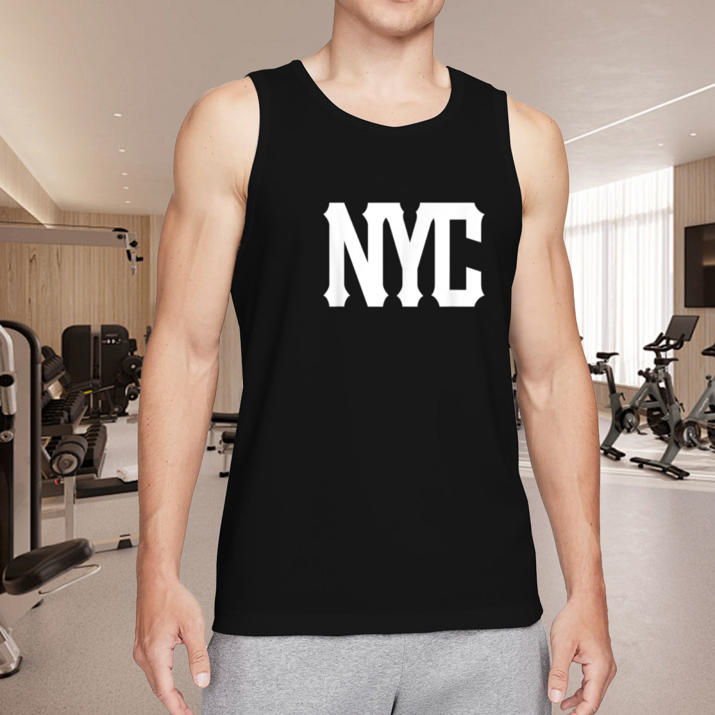 Classic NYC Bold Letter Streetwear Tank Top