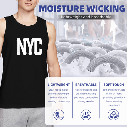 Classic NYC Bold Letter Streetwear Tank Top