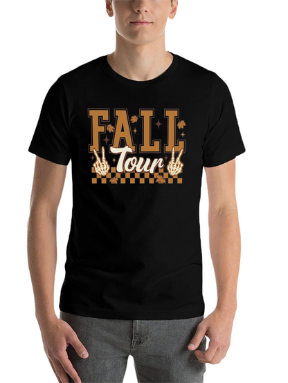 Fall Tour Skeleton Peace Sign T-Shirt