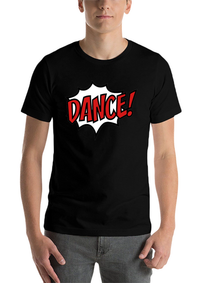 Dance! Graphic T-Shirt - Black Cotton Tee