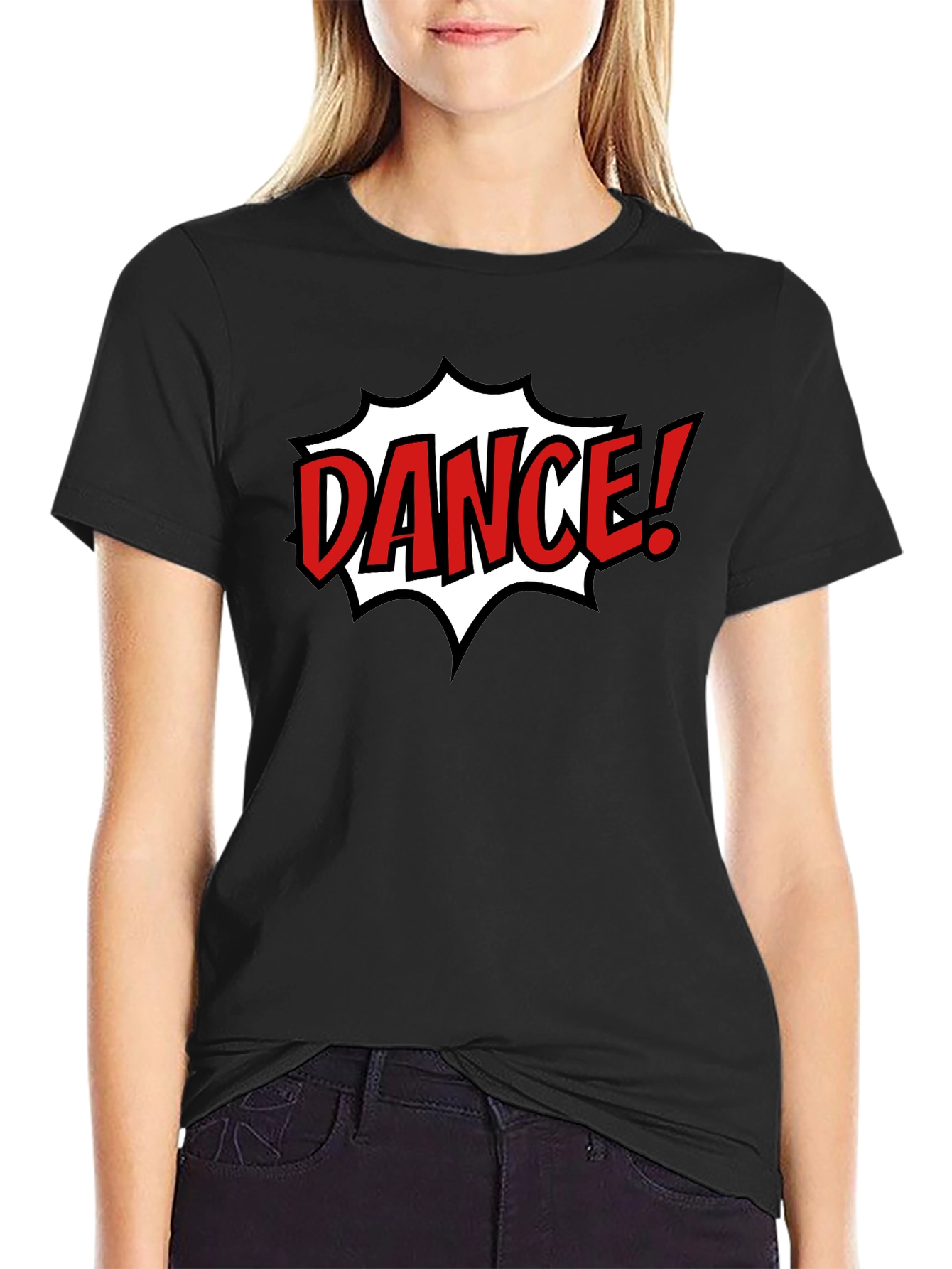 Dance! Graphic T-Shirt - Black Cotton Tee