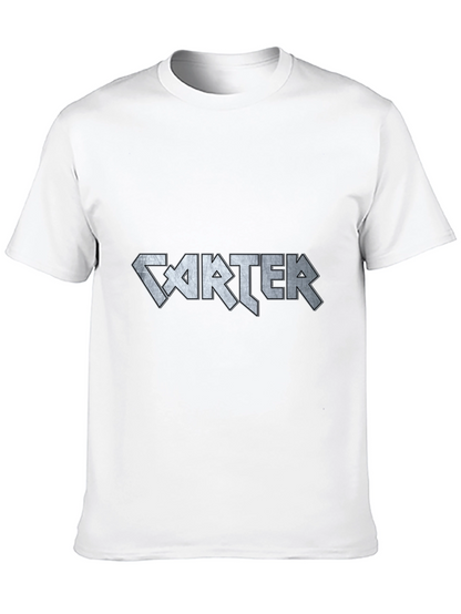 Carter Band Graphic T-Shirt Cool Rock Concert Tee