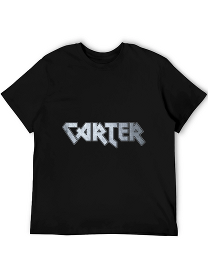 Carter Band Graphic T-Shirt Cool Rock Concert Tee