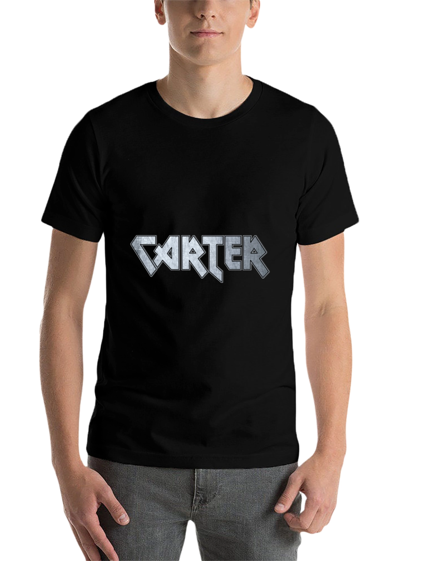 Carter Band Graphic T-Shirt Cool Rock Concert Tee