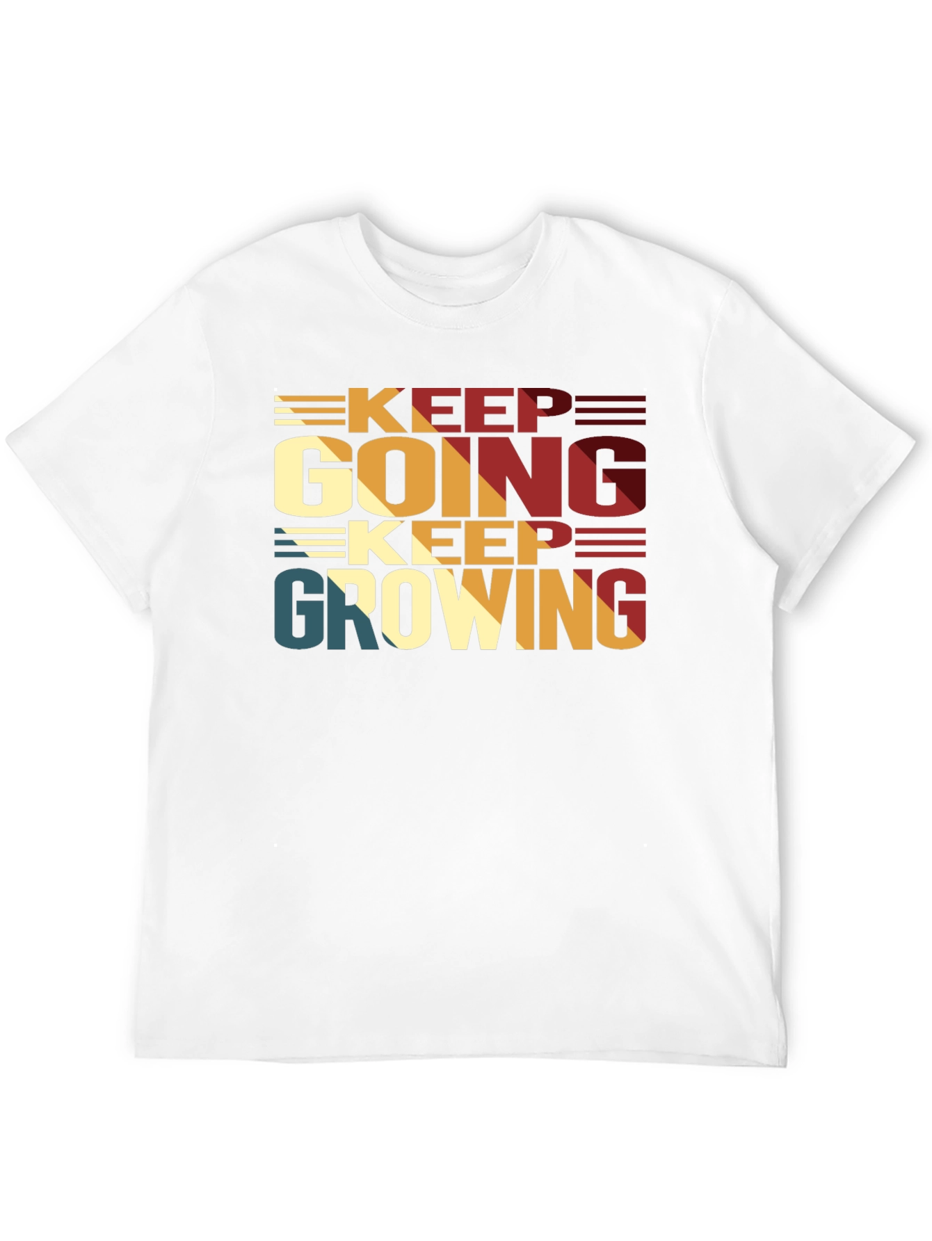 Keep Going Keep Growing Black T-Shirt
