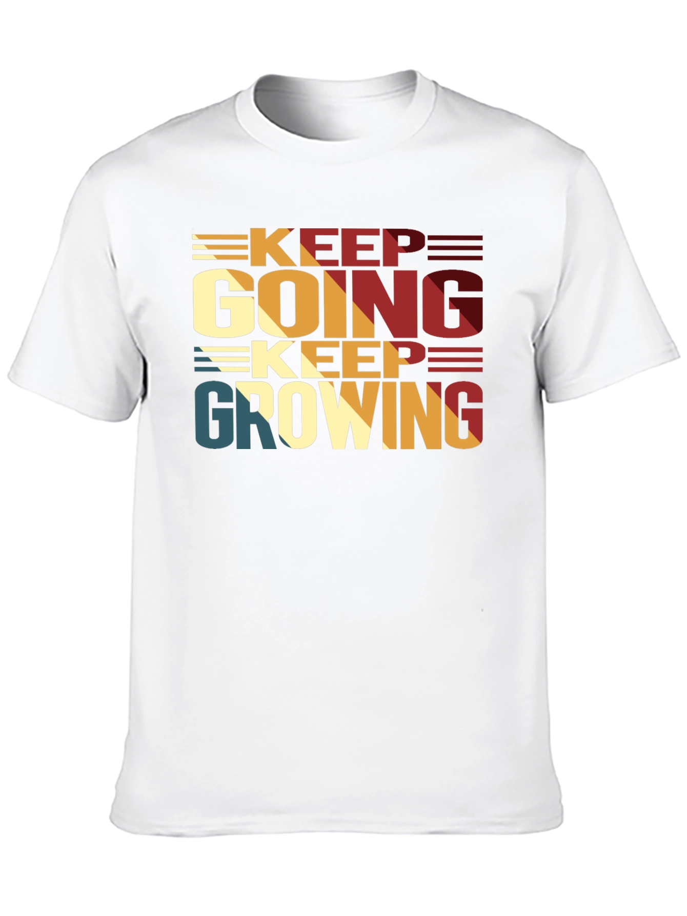 Keep Going Keep Growing Black T-Shirt