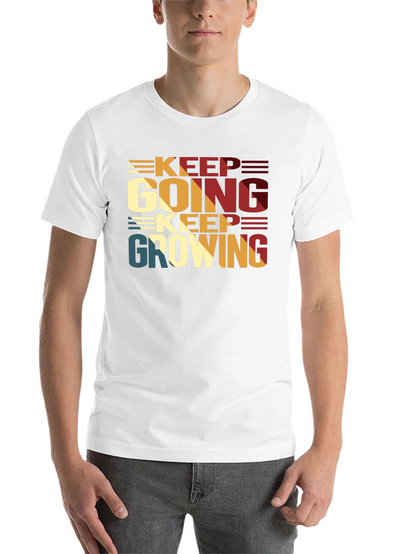 Keep Going Keep Growing Black T-Shirt