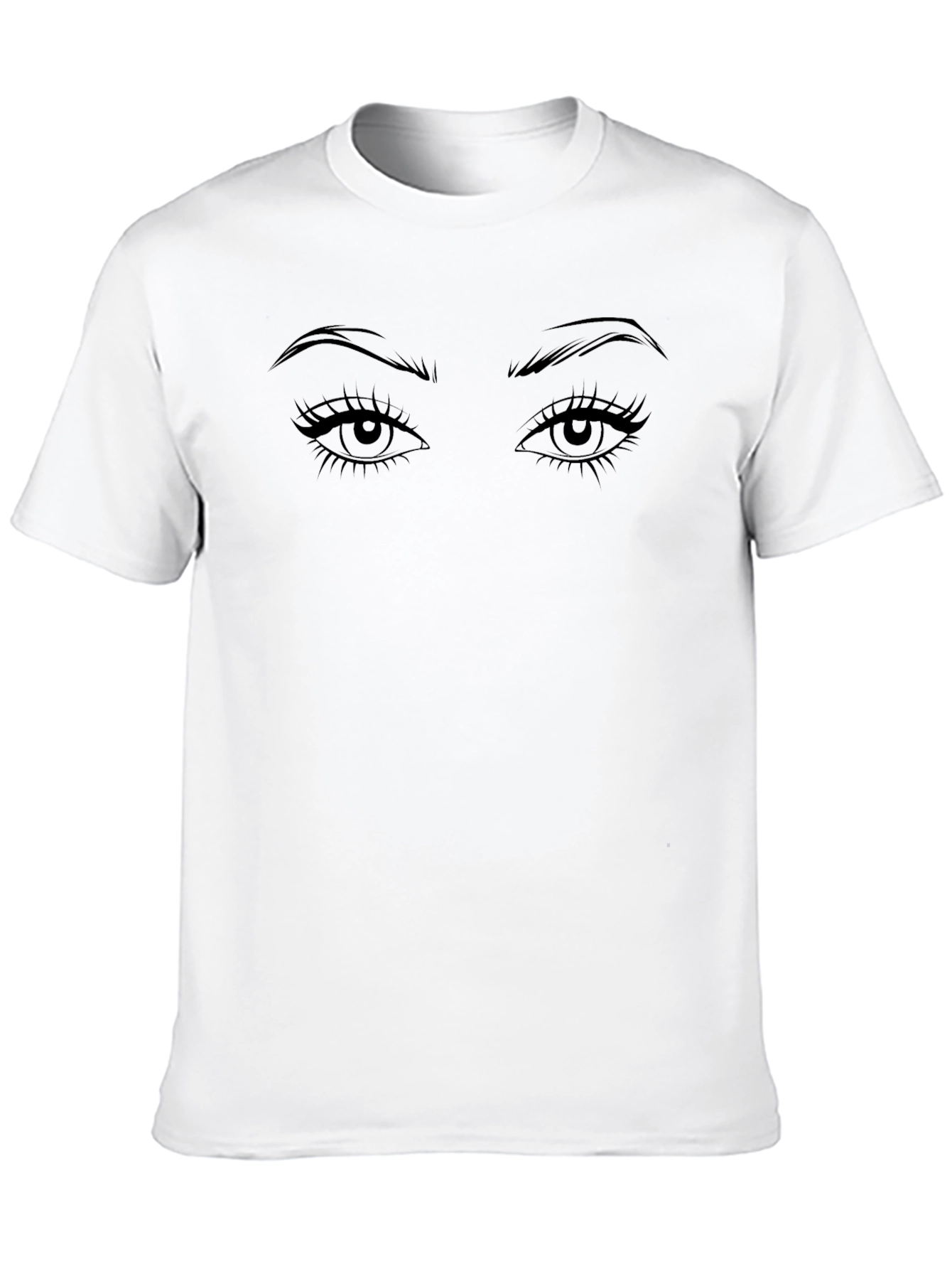 Eye Graphic Black T-Shirt - Stylish Unisex Tee