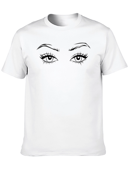Eye Graphic Black T-Shirt - Stylish Unisex Tee