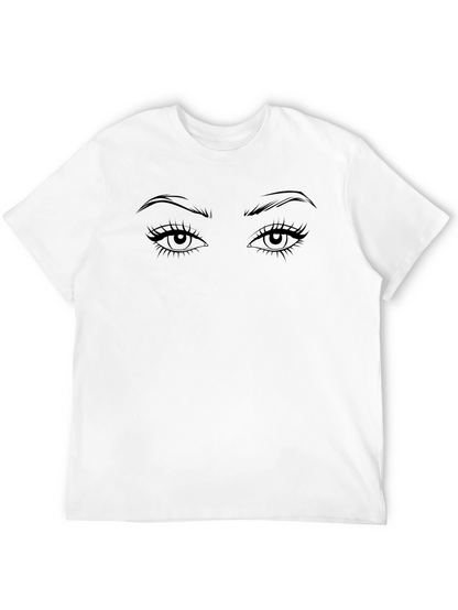 Eye Graphic Black T-Shirt - Stylish Unisex Tee