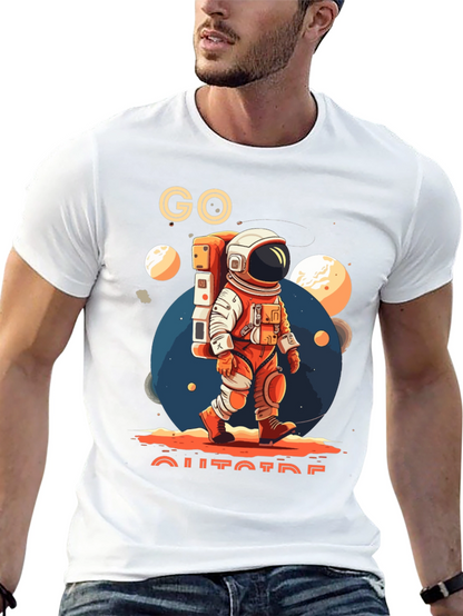 Go Outside Astronaut T-Shirt