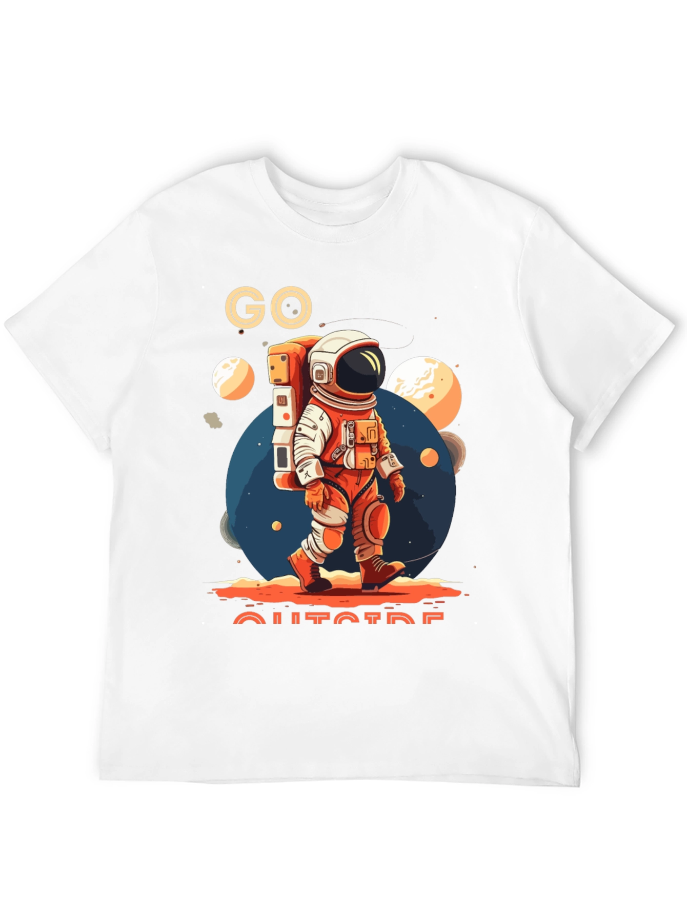 Go Outside Astronaut T-Shirt