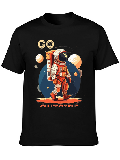 Go Outside Astronaut T-Shirt