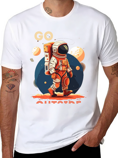 Go Outside Astronaut T-Shirt