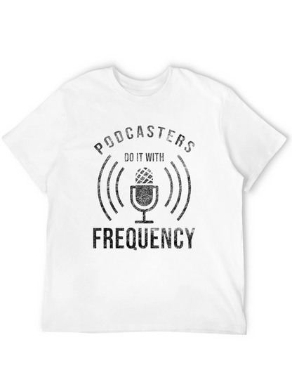 Podcasters Frequency Graphic T-Shirt