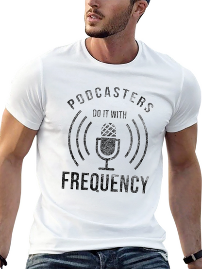 Podcasters Frequency Graphic T-Shirt