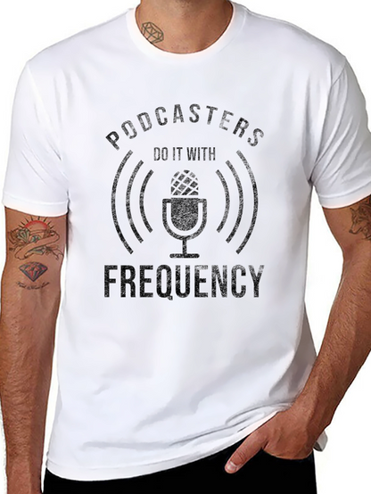 Podcasters Frequency Graphic T-Shirt