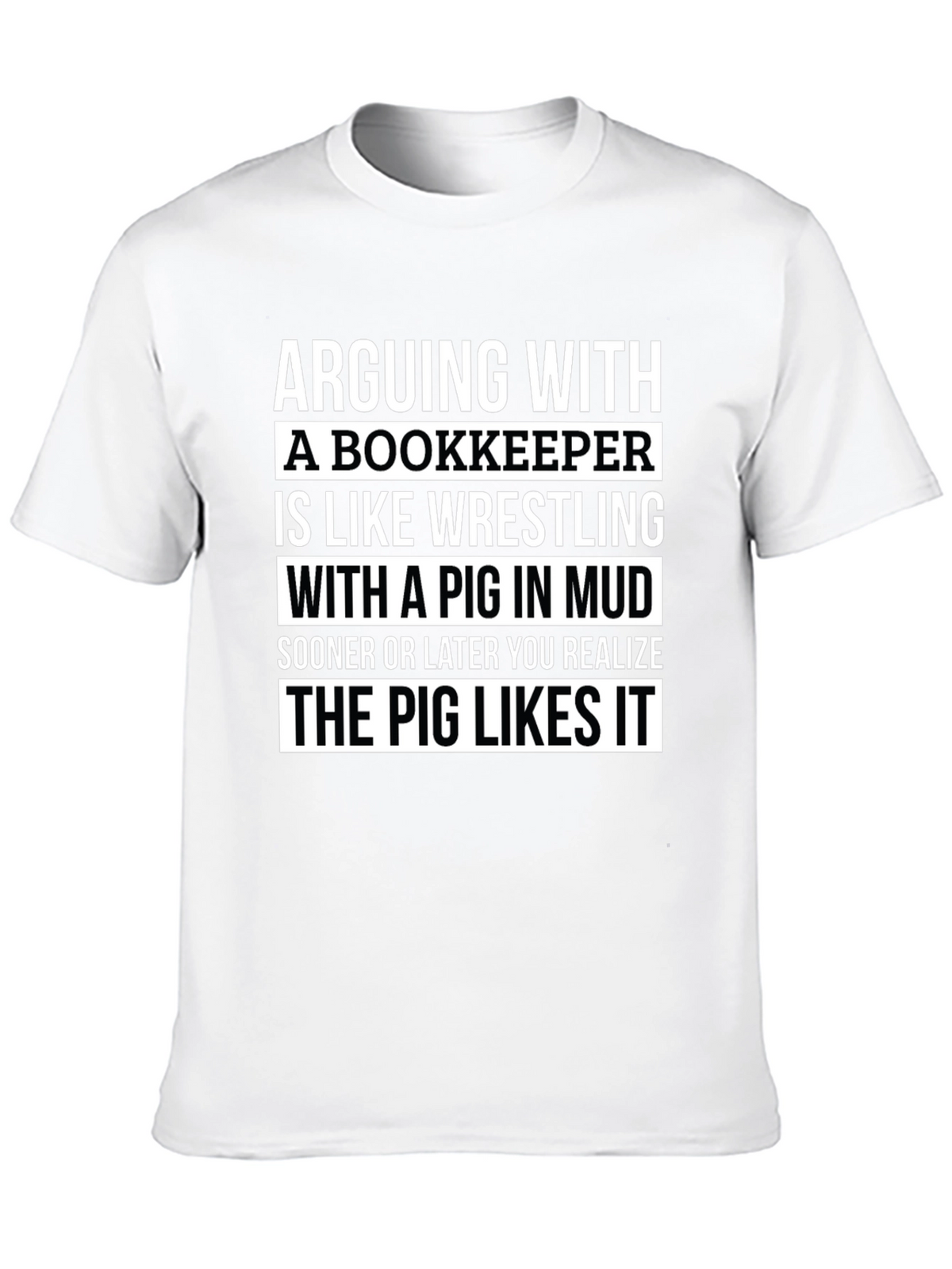 Arguing With a Bookkeeper Graphic Tee