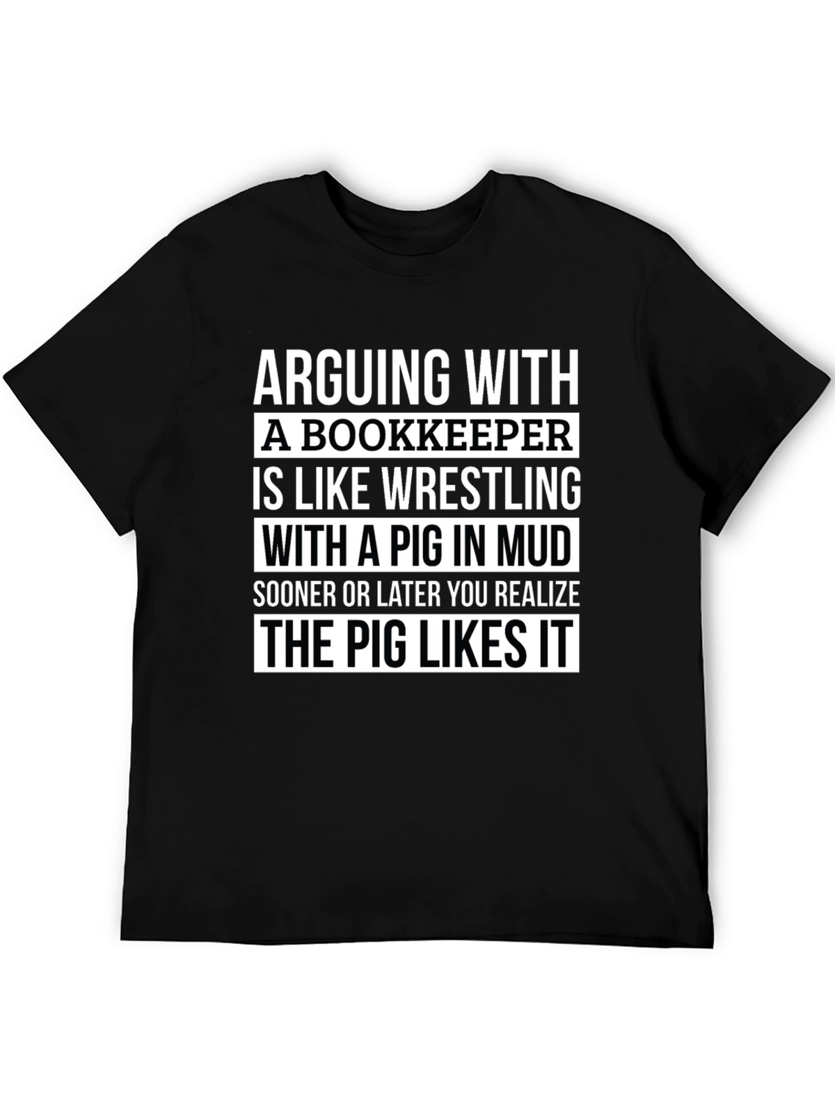 Arguing With a Bookkeeper Graphic Tee