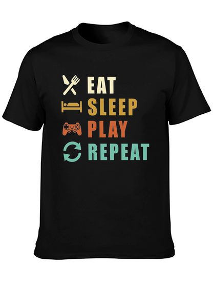 Eat Sleep Play Repeat Gamer T-Shirt