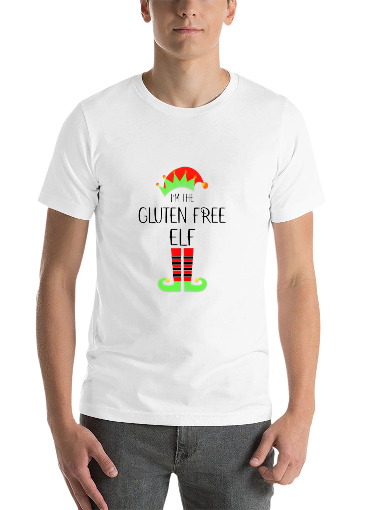 Gluten Free Elf T-Shirt - Holiday Fun!