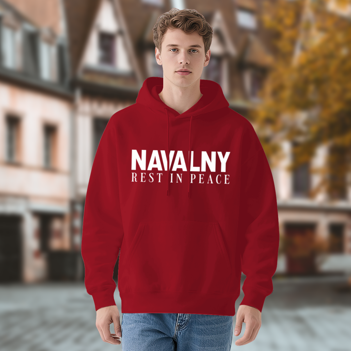 Letter Print Casual Hoodie, Unisex Cozy Comfort Pullover