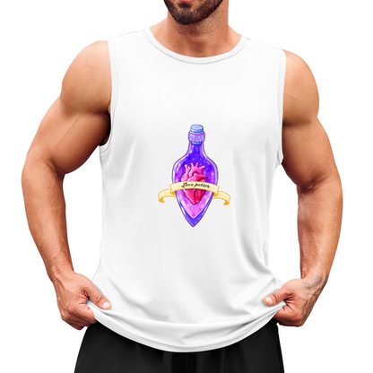 Cute Magic Love Potion Heart Witchy Aesthetic Men Tank