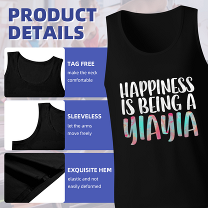 Happiness Is Being A Yiayia Family Life Tank Top