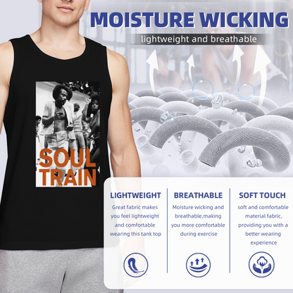 Vintage Soul Train 70s Funk Retro Dance Tank Top