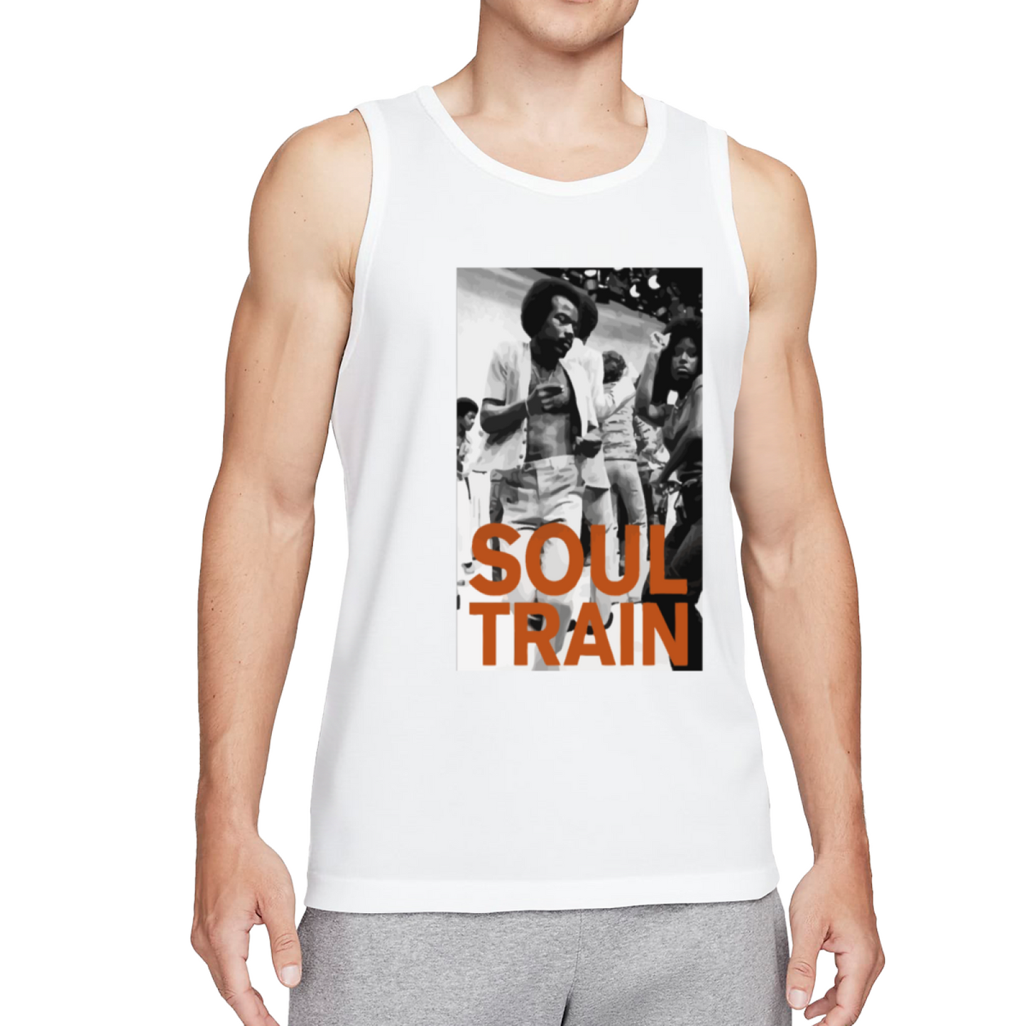 Vintage Soul Train 70s Funk Retro Dance Tank Top