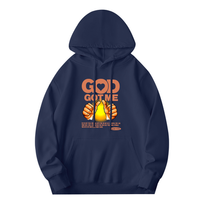 Faith Inspired God Got Me Graphic Hoodie, Unisex Cozy Daily Pullover