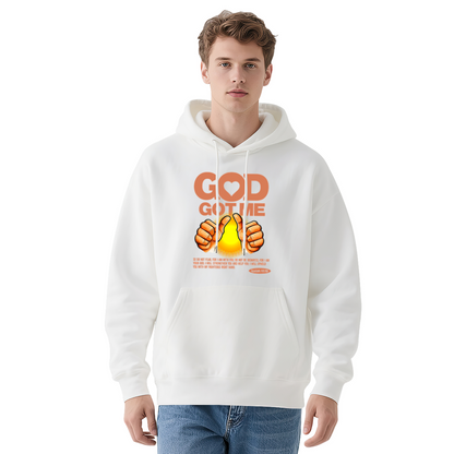 Faith Inspired God Got Me Graphic Hoodie, Unisex Cozy Daily Pullover