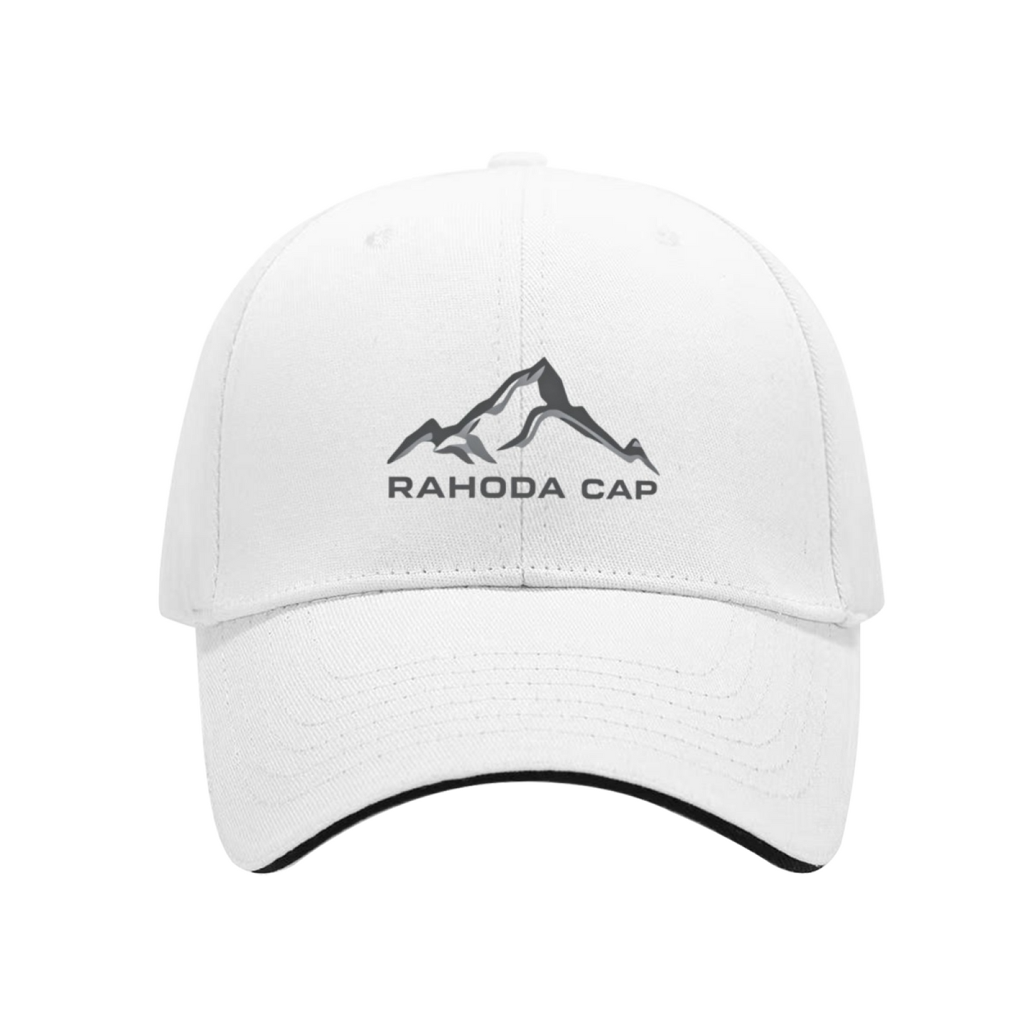 Minimal Mountain Rahoda Cap Logo Multi-Color Sandwich Peak Outdoor Hat